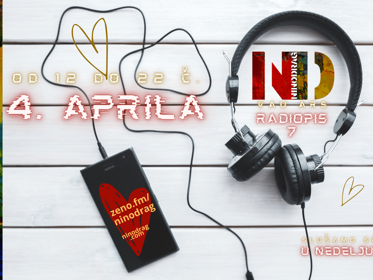 Sedmi NINODRAG VAU ARS radiopis samo što nije počeo!